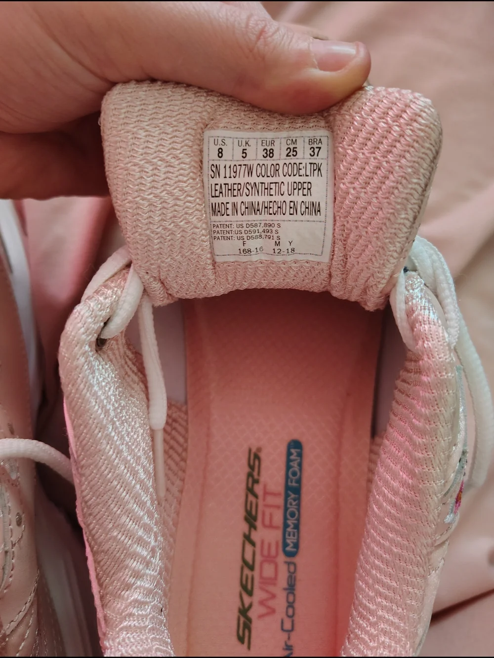 Skechers Women's Pink Floral D'Lites